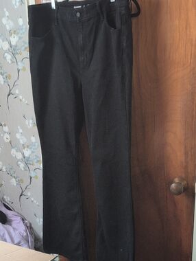 Old Navy Black Straight Jeans